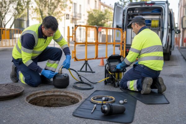 Escena IA de aislamiento para inspeccion CCTV