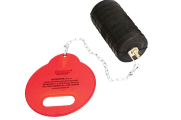 obturador neumático pequeño plugy z sin bypass 2 3 rango de uso 48 80