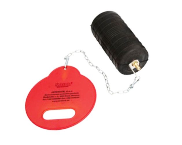 obturador neumático pequeño plugy z sin bypass 2 3 rango de uso 48 80