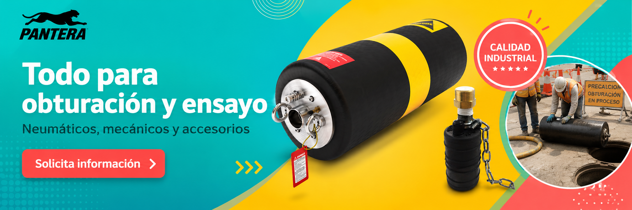 Obturadores, tapones y accesorios para obturacion y ensayo